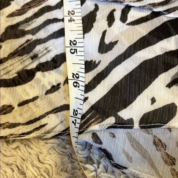 Sioni Animal Print Tank Top - Black, Brown, Cream - Picture 5 of 6